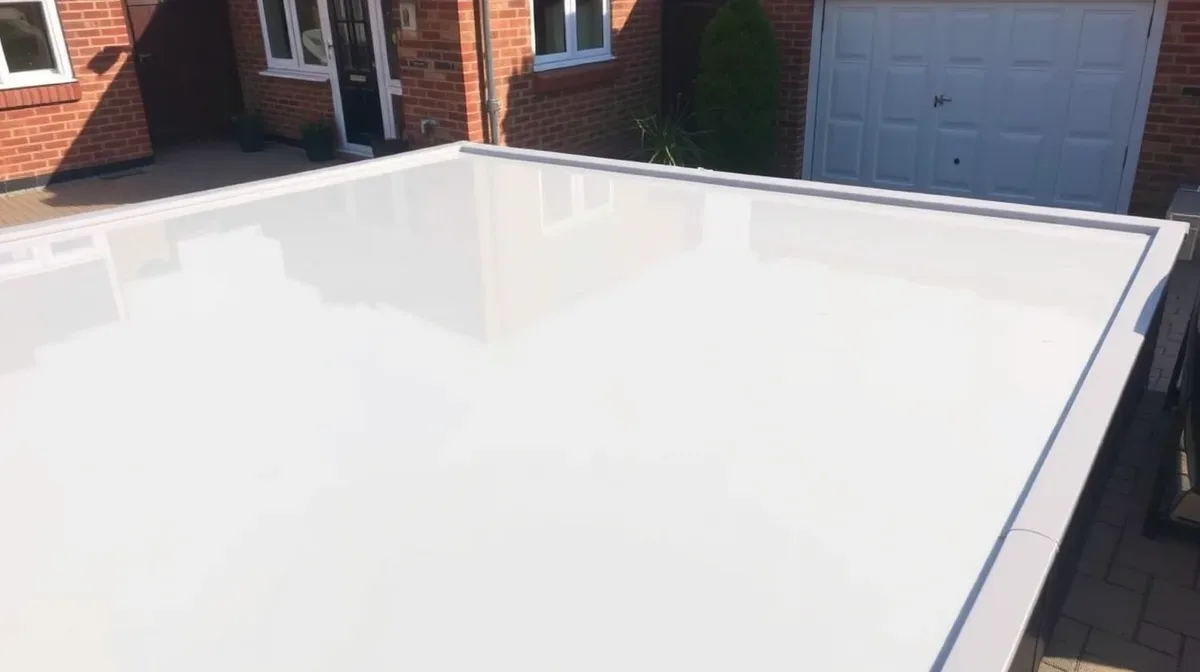 Industrial unit roof on a Bracknell business estate